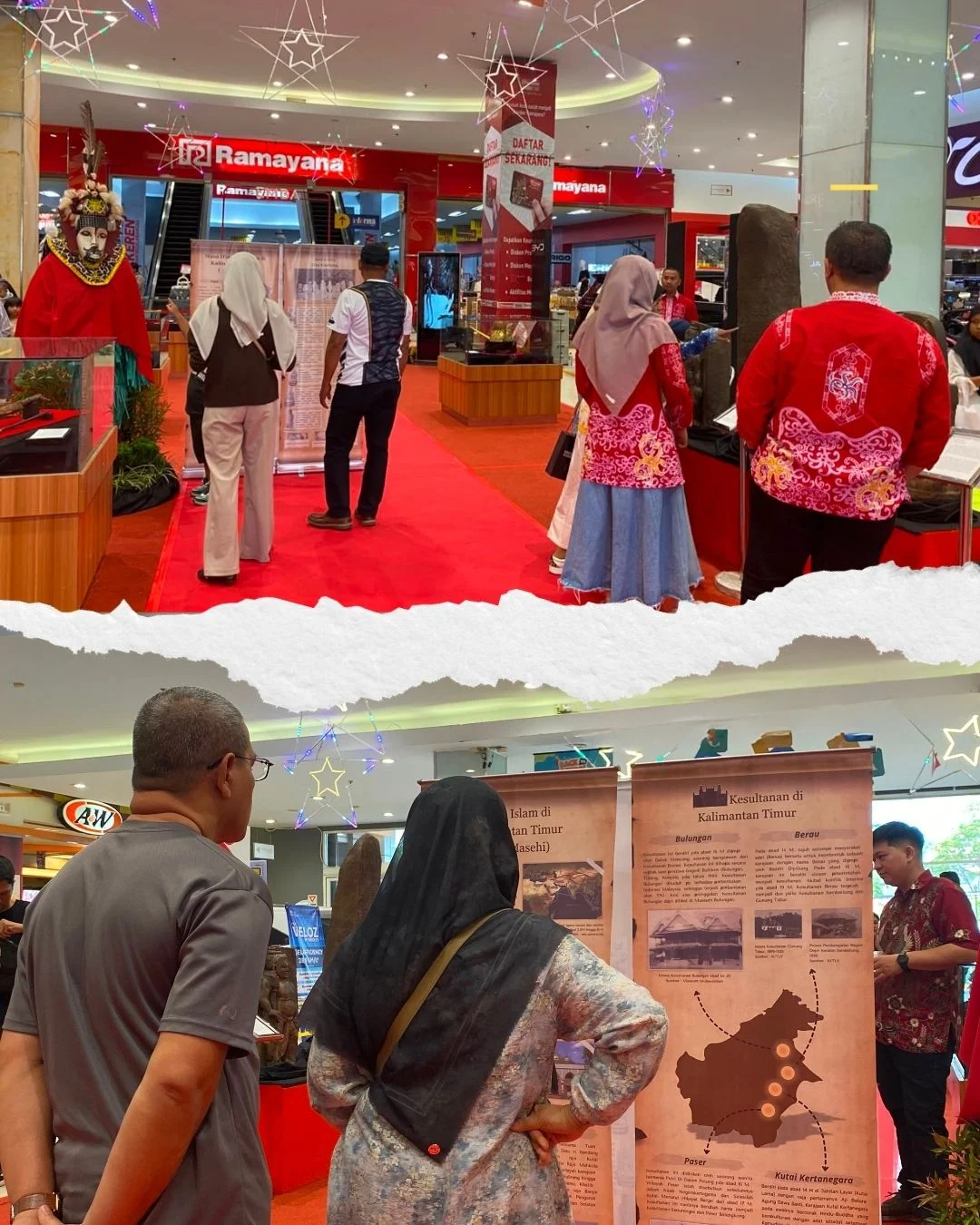 Pameran "Kronologi Peradaban Kalimantan Timur" Mengajak Pengunjung Menelusuri Jejak Sejarah Kaltim